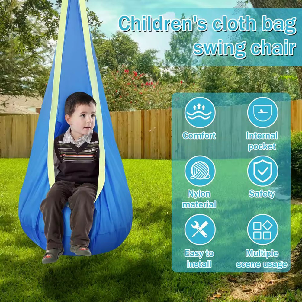 Kids Outdoor Chair Plastic - 어린이용 포드 스윙 시트, 나일론 매달린