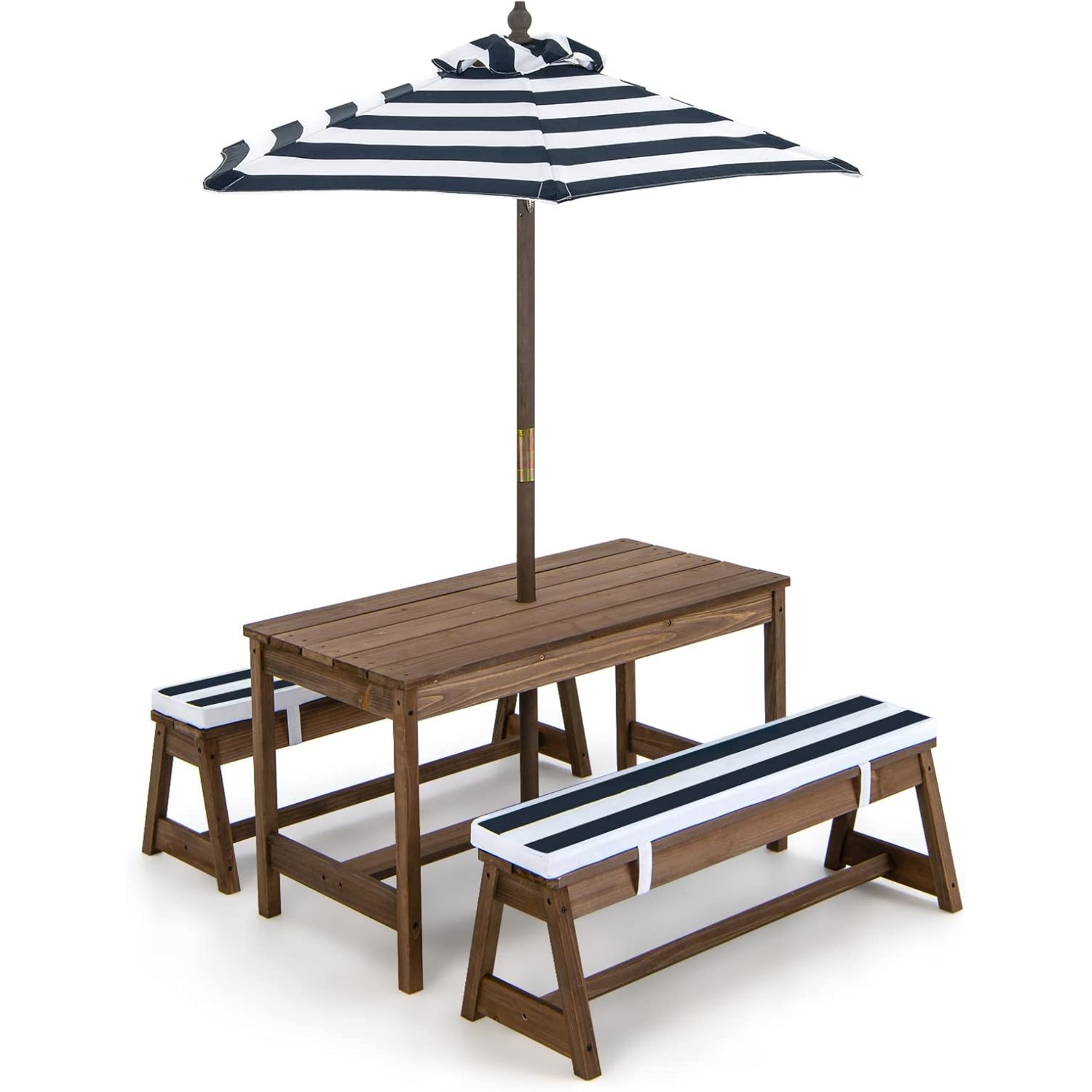 Kids Outdoor Bench - 어린이용 접이식 파라솔 피크닉 테이블, 뒷마당용