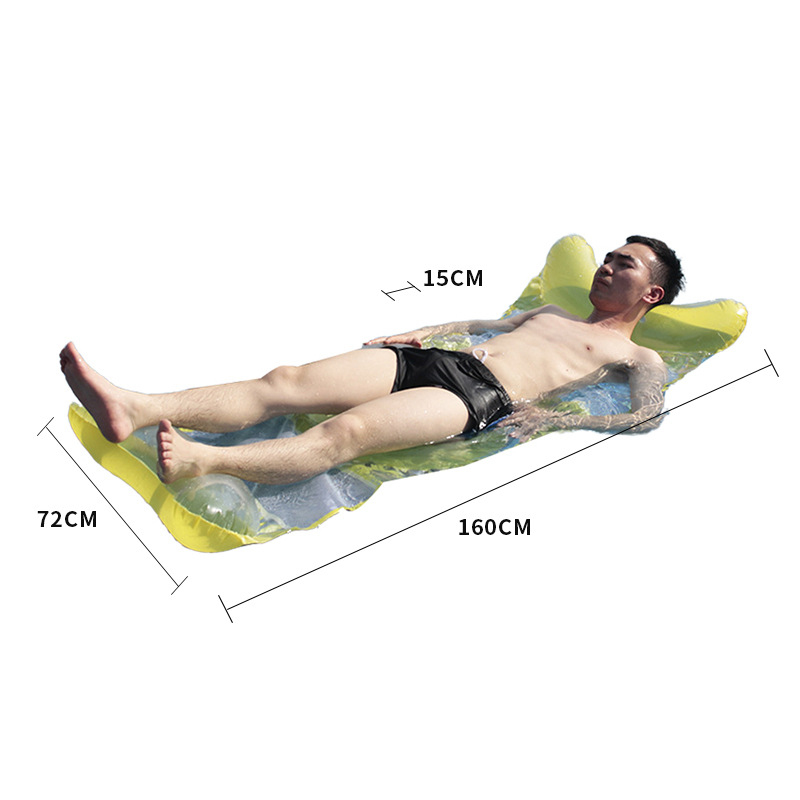 Kids Outdoor Loungers - PVC 풍선형 노란 오리 풀 플로트