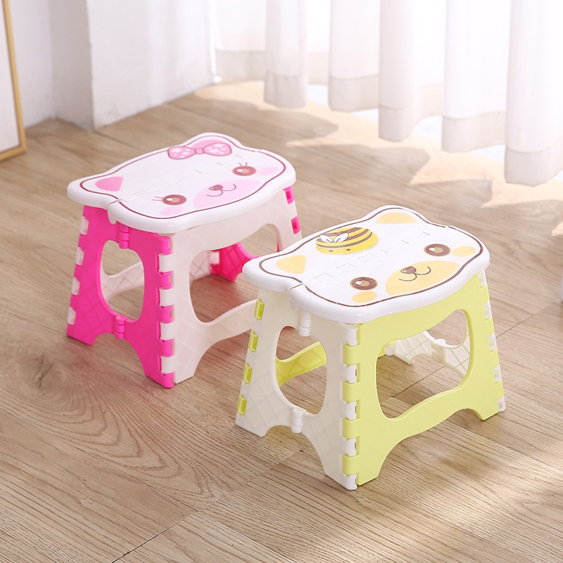 Kids Outdoor Bench - 휴대용 접이식 플라스틱 어린이 의자 귀여운