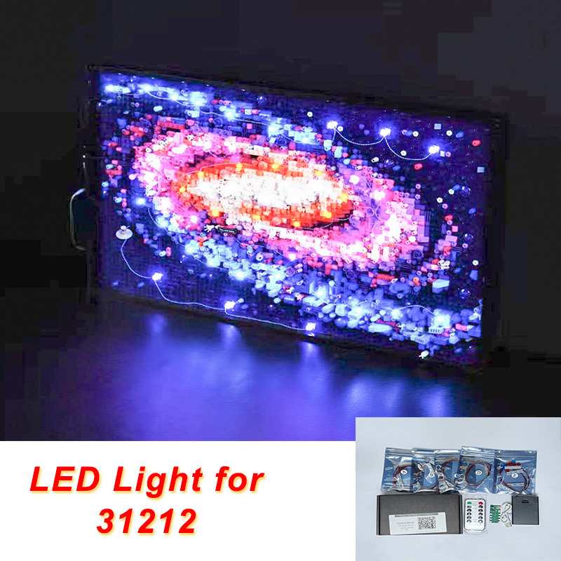 Lego Set Technic - 31212 은하수 모델용 LED 조명 세트,