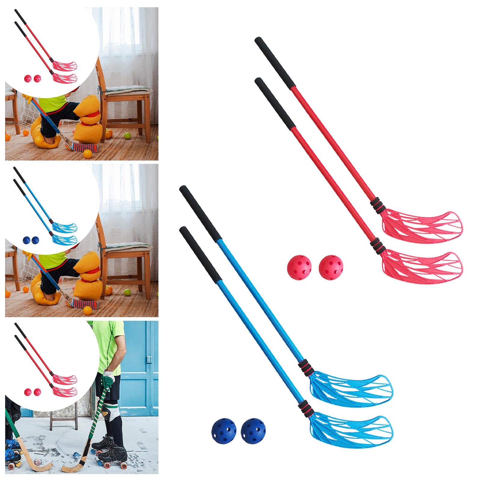 Kids Outdoor Hockey Sticks - 어린이 하키 게임 스타터 세트 플라스틱