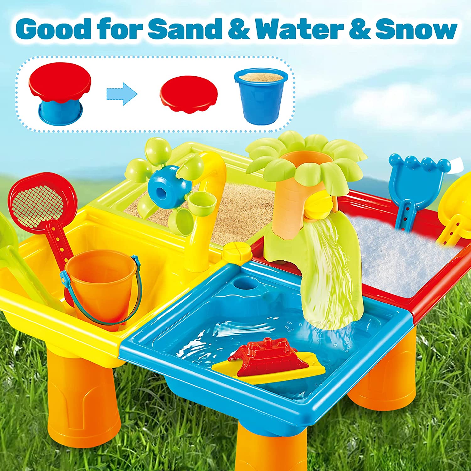 해변 테이블 모래 놀이 장난감, 어린이 야외 게임, 아 - Kids Outdoor Pool 리뷰 및 가격