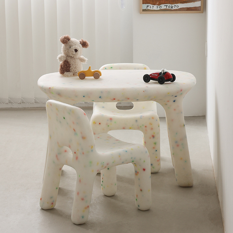 어린이 학습용 테이블 및 의자 세트 등받이가 있는 귀여 - Kids Outdoor Chair Plastic 리뷰 및 가격