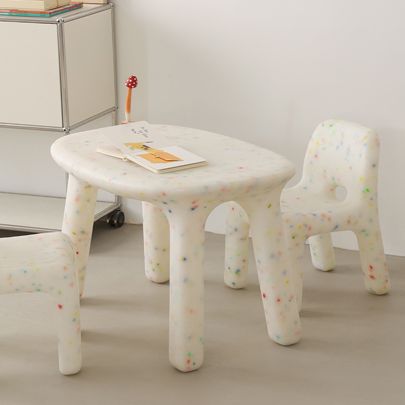 어린이 학습용 테이블 및 의자 세트 등받이가 있는 귀여 - Kids Outdoor Chair Plastic 리뷰 및 가격