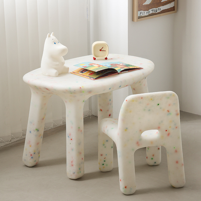 어린이 학습용 테이블 및 의자 세트 등받이가 있는 귀여 - Kids Outdoor Chair Plastic 리뷰 및 가격