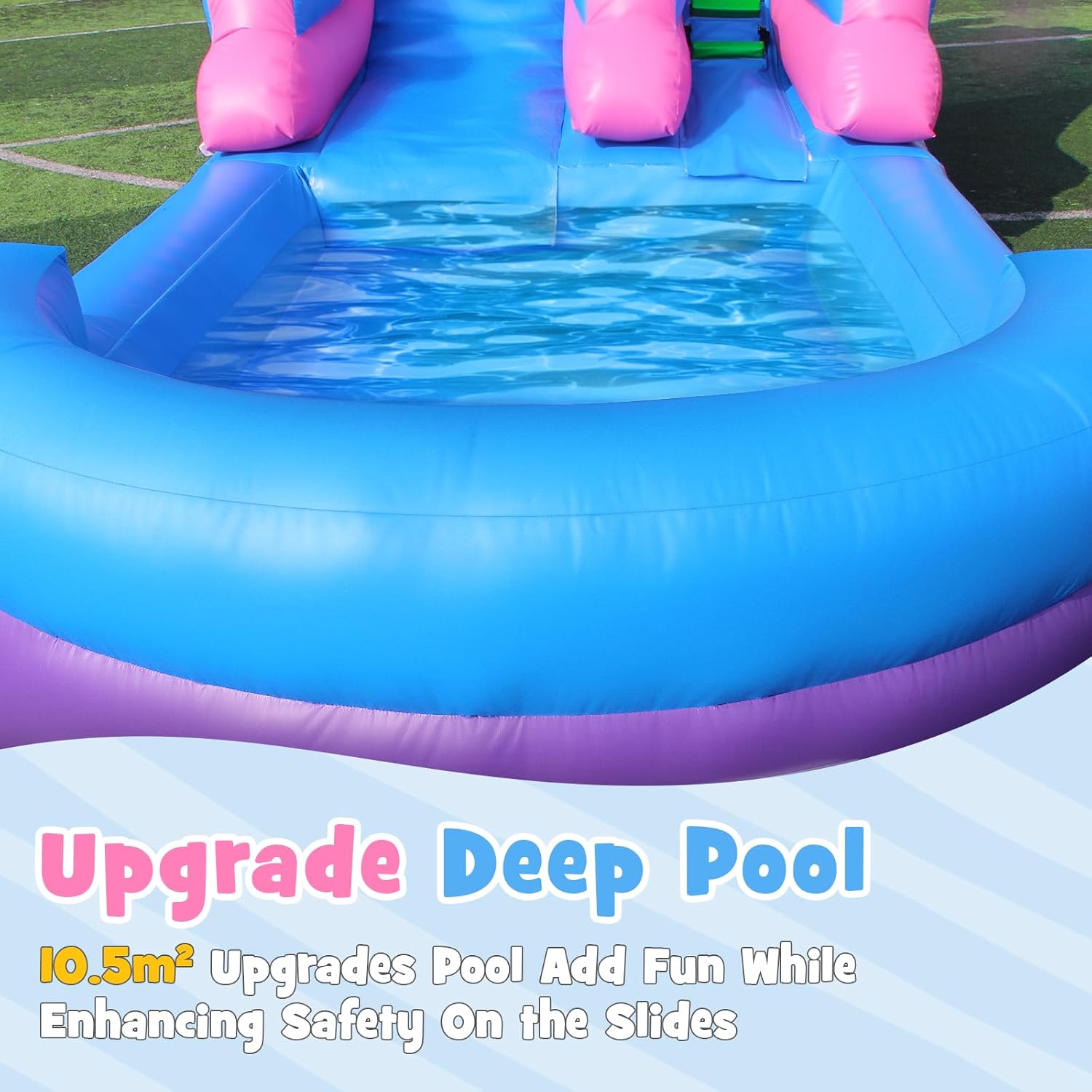 26.2피트(8미터) 대형 슬라이드형 물놀이 튜브, 대 - Kids Outdoor Pool 리뷰 및 가격