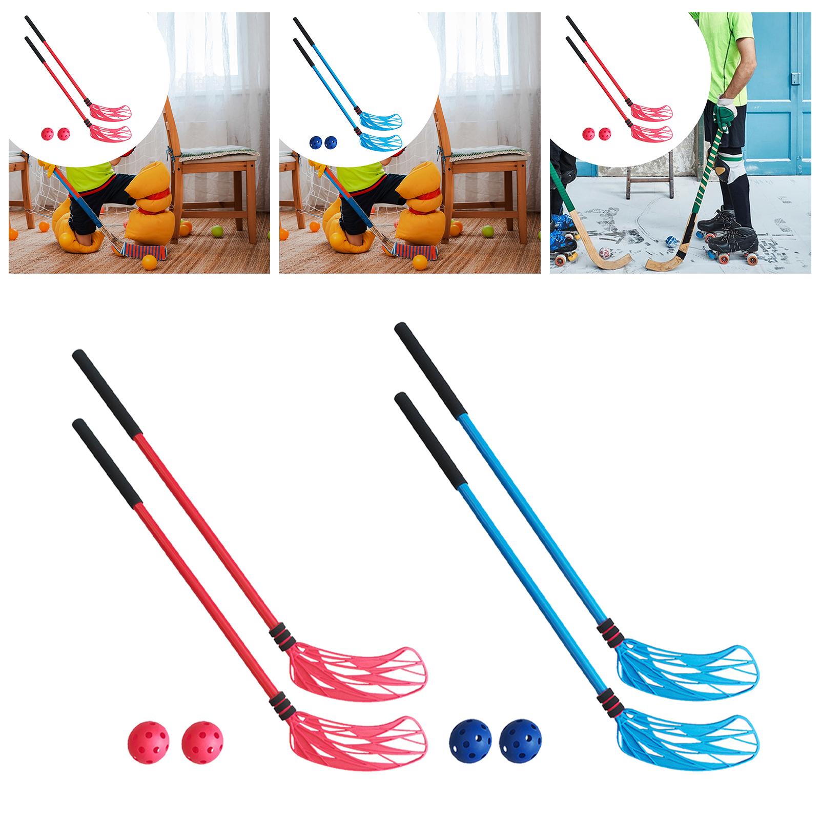 어린이 플로어 하키 훈련 세트 플라스틱 37.4인치 스 - Kids Outdoor Hockey Sticks 리뷰 및 가격