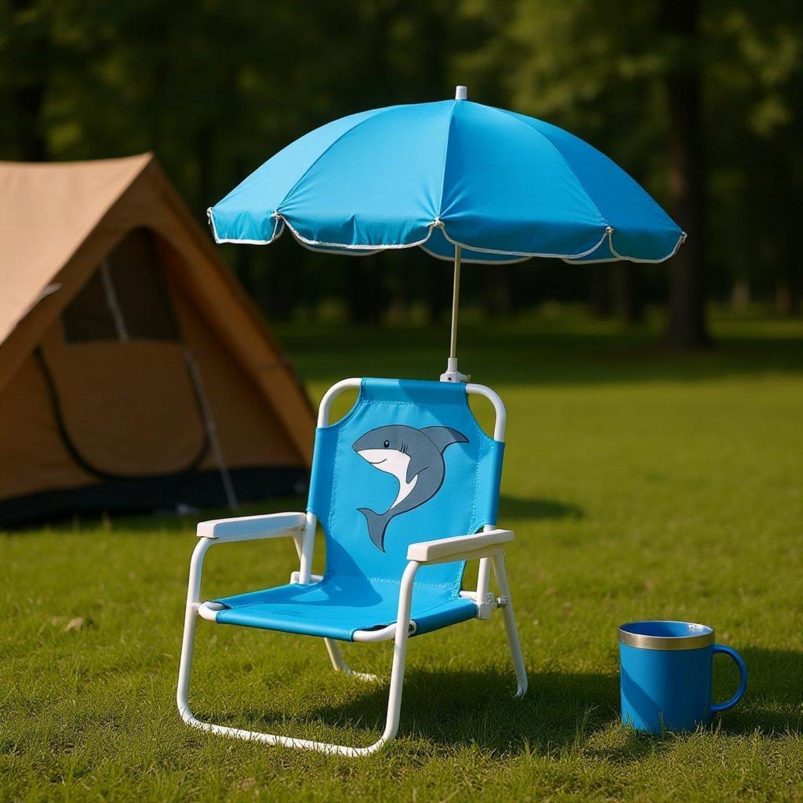 어린이용 접이식 파라솔 비치 의자, 캐노피가 있는 유아 - Kids Outdoor Chair Plastic 리뷰 및 가격