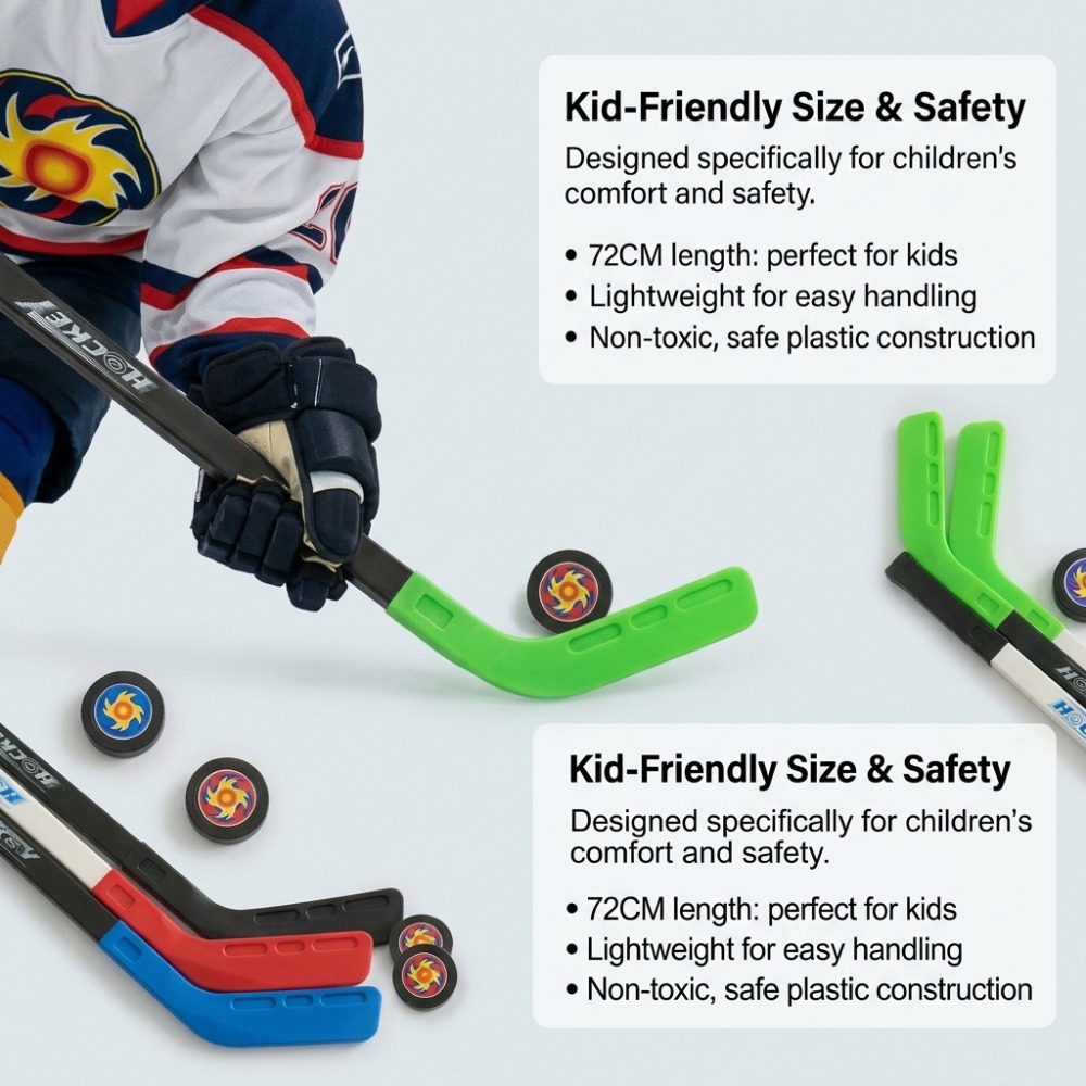 어린이용 플라스틱 장난감 하키 스틱 72CM 아이스하키 - Kids Outdoor Hockey Sticks 리뷰 및 가격