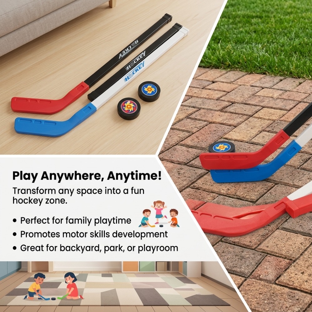 어린이를 위한 장난감 하키 막대 게임, 아이스 하키,  - Kids Outdoor Hockey Sticks 리뷰 및 가격