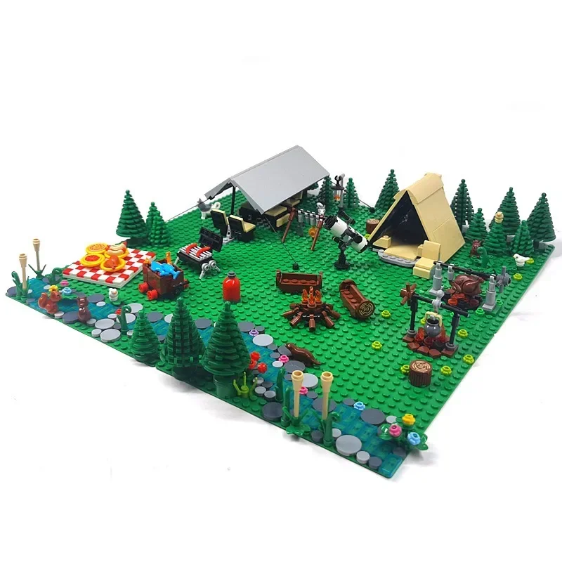 MOC 야외 캠핑 및 피크닉 텐트 모델 빌딩 블록 장면 - Kids Outdoor Chair Plastic 리뷰 및 가격