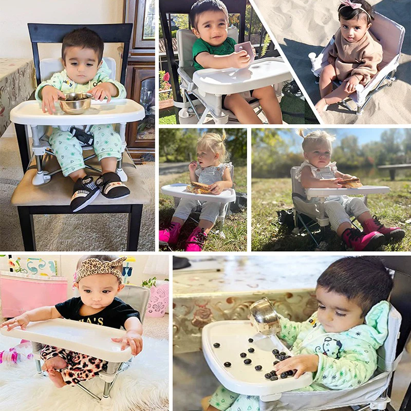 아기용 가구 용품 부스터 시트 식탁의자 휴대용 여행용  - Kids Outdoor Chair Plastic 리뷰 및 가격