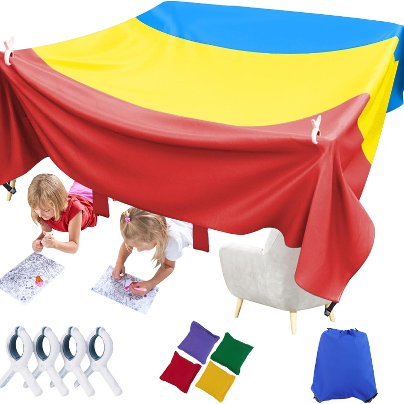 새로운 매직 키즈 포트 빌딩 키트, 3 * 3m 대형  - Kids Outdoor Fort Building Kit 리뷰 및 가격