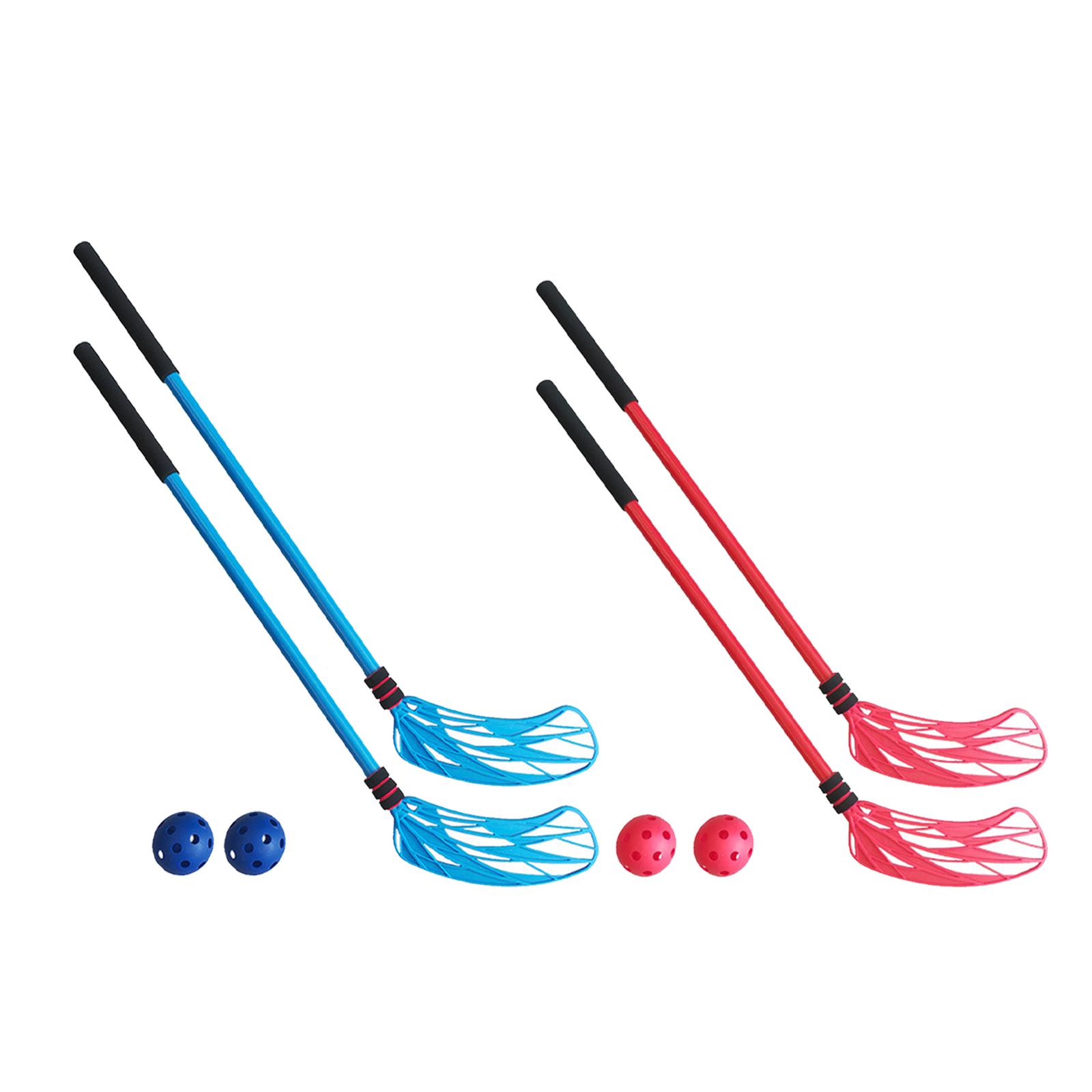 2개 세트 플로어 하키 스틱 세트 유아용 인터랙티브 게 - Kids Outdoor Hockey Sticks 리뷰 및 가격