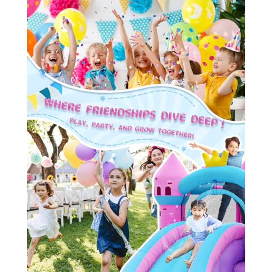 어린이용(3~12세) 핑크색 PVC 소재, 습식/건식  - Kids Outdoor Pool 리뷰 및 가격