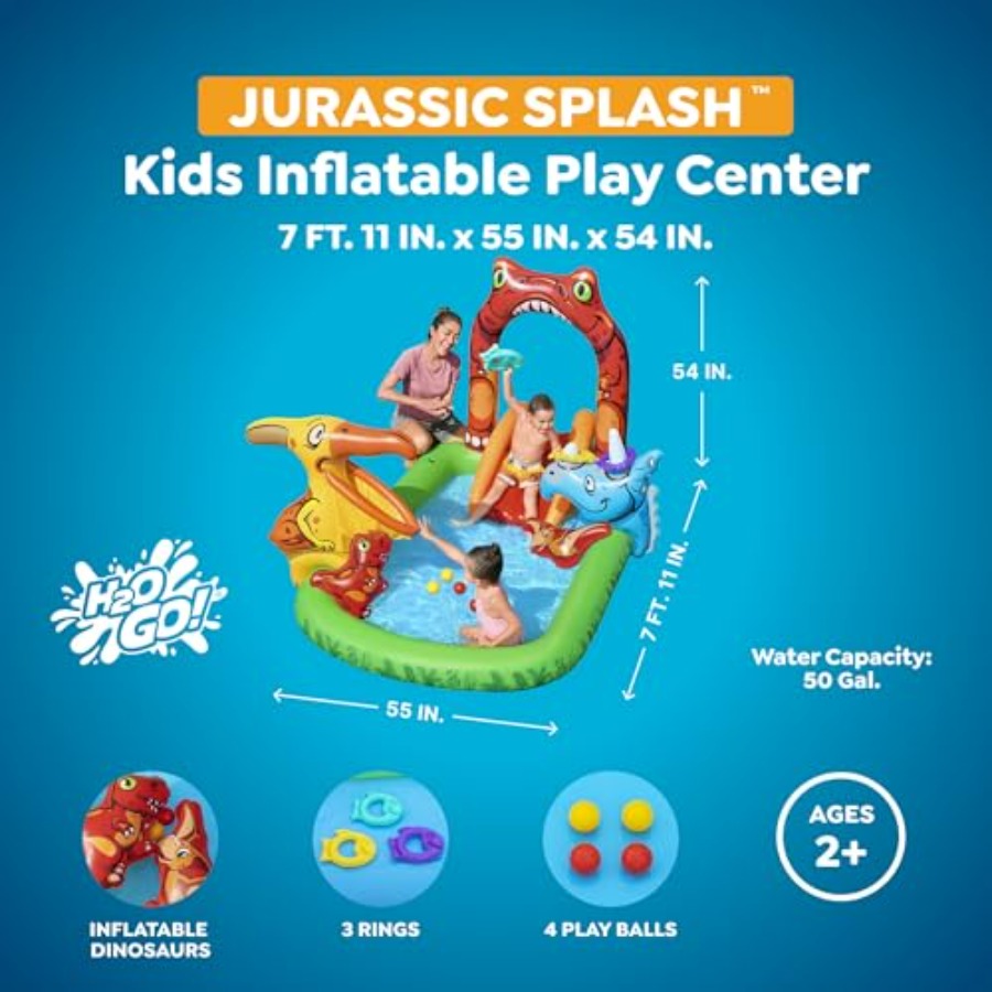 어린이용 야외 물놀이 센터, PVC 소재, 청록색, 풍 - Kids Outdoor Pool 리뷰 및 가격